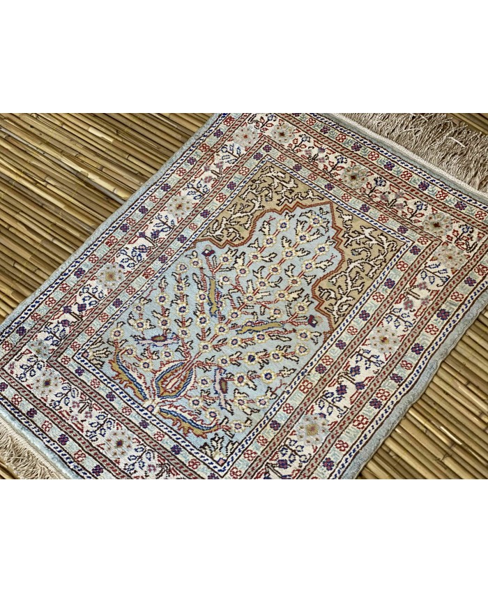 Handmade Turkish Kayseri Original Silk Carpet  - FREE SHIPPING..!